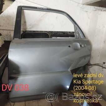 Levé zadní dveře Kia Sportage originální dveře Kia kód barvy