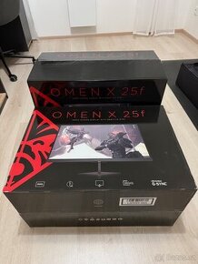 2x herní monitor 24.5" HP OMEN X 25f 240Hz