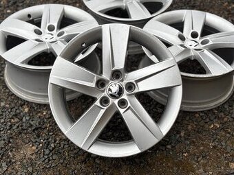 Alu original sada disku Škoda 5x100 7J ET46 R16