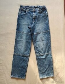 Chlapecké klučičí baggy rifle jeans vel 182 C&A - 1