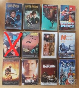 11x VHS, videokazety, filmy