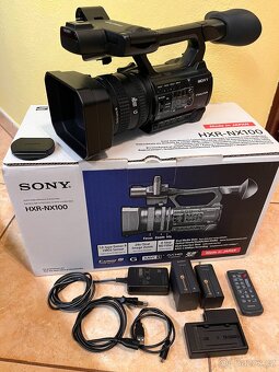 Kamera SONY HXR-NX100 so statívom a komplet príslušenstvom