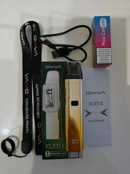 OXVA XlimC Gold, komplet, nové + PinaColada