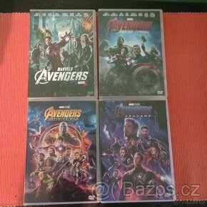 Avengers 1-4 na dvd( cz dabing)