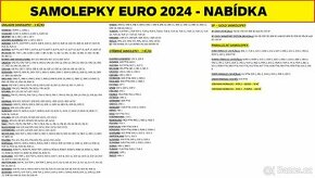 SAMOLEPKY EURO 2024 - VÝPRODEJ