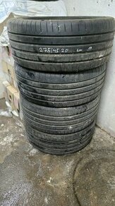 Prodám 4x letní pneu Dunlop 275/45 R20