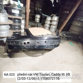 VW CADDY  přední árazník originální přední  nárazník kód bar