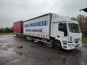 IVECO EUROCARGO 12/250 PRVNÍ MAJITEL + NÁKLADNÍ PŘÍVĚS VALNÍ