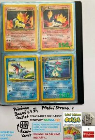 Kusové Pokémon VINTAGE karty (KARTY STARÉ PŘES 20LET)(2) - 1