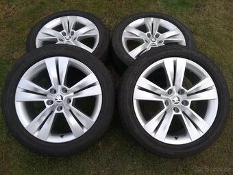 alu Škoda Karoq 215/50/18 letní,alu Mytikas Škoda 18" orig.