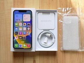 APPLE iPhone 13 mini 128GB White - ZÁRUKA - TOP STAV - 1