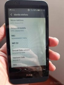 Prodám starší telefon HTC desire 510