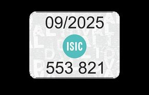 Isic známka 2025