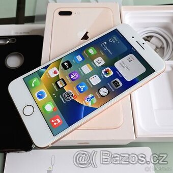 iPhone 8 Plus, 100% baterie, Gold