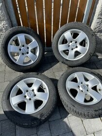 Alu kola 5x110 včetně zimních pneu 195/60R15