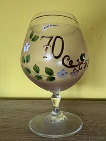 Ozdobna sklenice k 70tym narozeninám - 1
