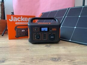 Dobíjecí stanice Jackery 500 + Solární panel SolarSaga 100 W