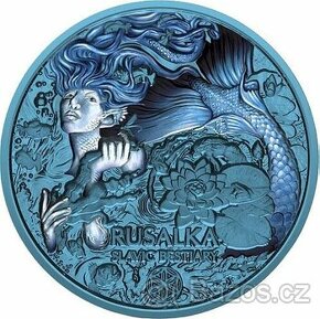 2 oz Slavic Bestiary Rusalka 2023 SPACE BLUE