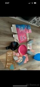 Mix věci k prodeji na gender reveal party