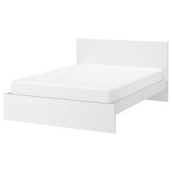 postel IKEA MALM 140x200 bílá