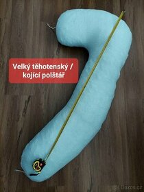 Velký mint těhotenský / kojicí polštář - 1