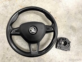 Škoda volant DSG, multifunkce, kroužek, airbag