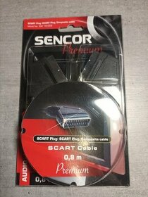 Nový nevybalený Scart Kabel Sencor Premium 0,8m - 1