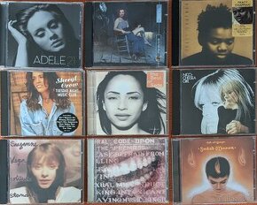 CD Adele, Vega, Crow, Nico, Sade, S.O'Connor, Morissette, ..