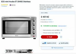 ECG mini trouba ET 20482 Stainless