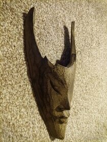 Dřevěná dekorativní maska č. 2 - 1