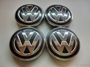 Středové krytky VW 56x52mm strukturované logo