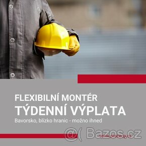 Flexibilní montér - Bavorsko - možno ihned - týdenní výplata