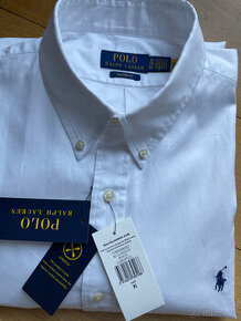 Nová bílá bavlněná košile Polo Ralph Lauren XL - 1