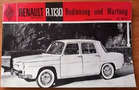 Renault 8 návod na obsluhu a údržbu