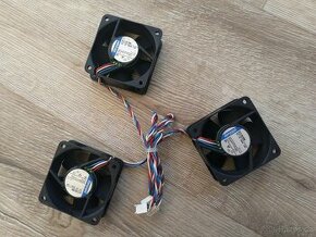 3x vysokootáčkový ventilátor DC12V 60mm