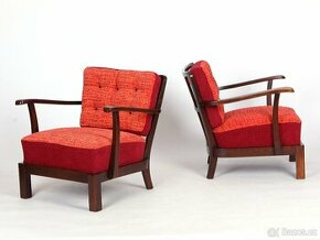 Párová křesla THONET po celkové renovaci.