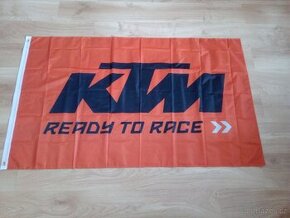 Vlajka KTM /READY TO RACE/ - 1