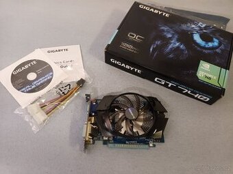 Nvidia GT 740 2 Gb GDDR5, 1072/5400 Mhz s příslušenstvím - 1