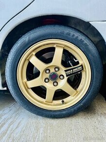 Original RAYS kovana JPN kola 16” na SUBARU Impreza - 1