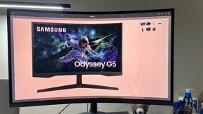 Samsung monitor 27'' prohnutý