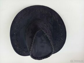 Westernový klobouk kožený - 1