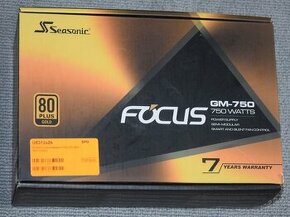 Seasonic Focus GM750Gold, PFC,80 PLUS Gold,zár.do 11/2028