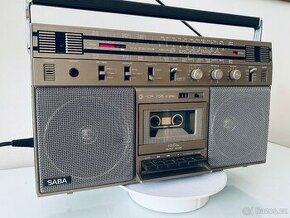 Radiomagnetofon/boombox Saba RCR 756, rok 1980