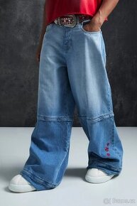 Trippie Redd Extreme Baggy Rigid Zip Off Leg Denim Jeans