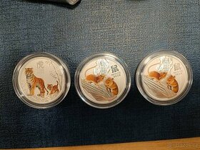 Lunari serie 3, 2020-2022, 3x2oz farebné - 1