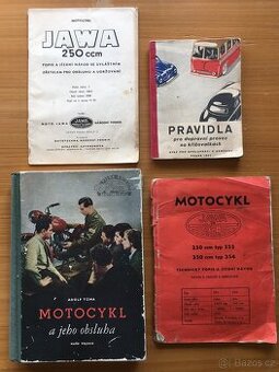 Motocykl brožura návod Jawa