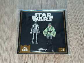 Star Wars exkluzivní set 2 odznaků Pin Kings (1.35) NOVÉ - 1