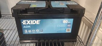 Autobaterie EXIDE EK800  80AH 800A  AGM