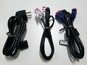 Samsung kabely - 230V, DVI, VGA (DSUB)