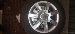 Alu 15" se zánovními pneu 195/65r15